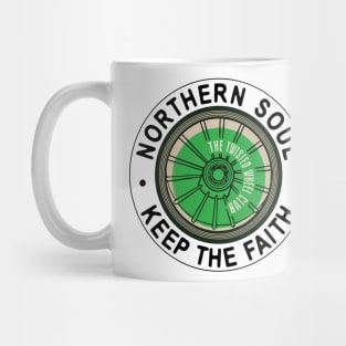 Northern Soul Badges Twisted Wheel Manchester Keep The Faith Mug